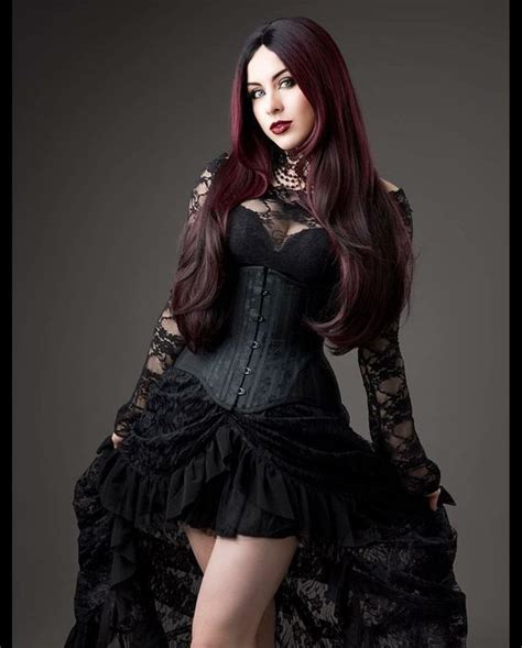 Sinister gothic witch gown